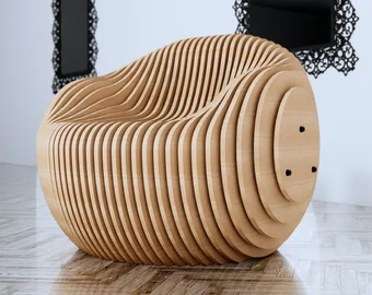 plywood armchair